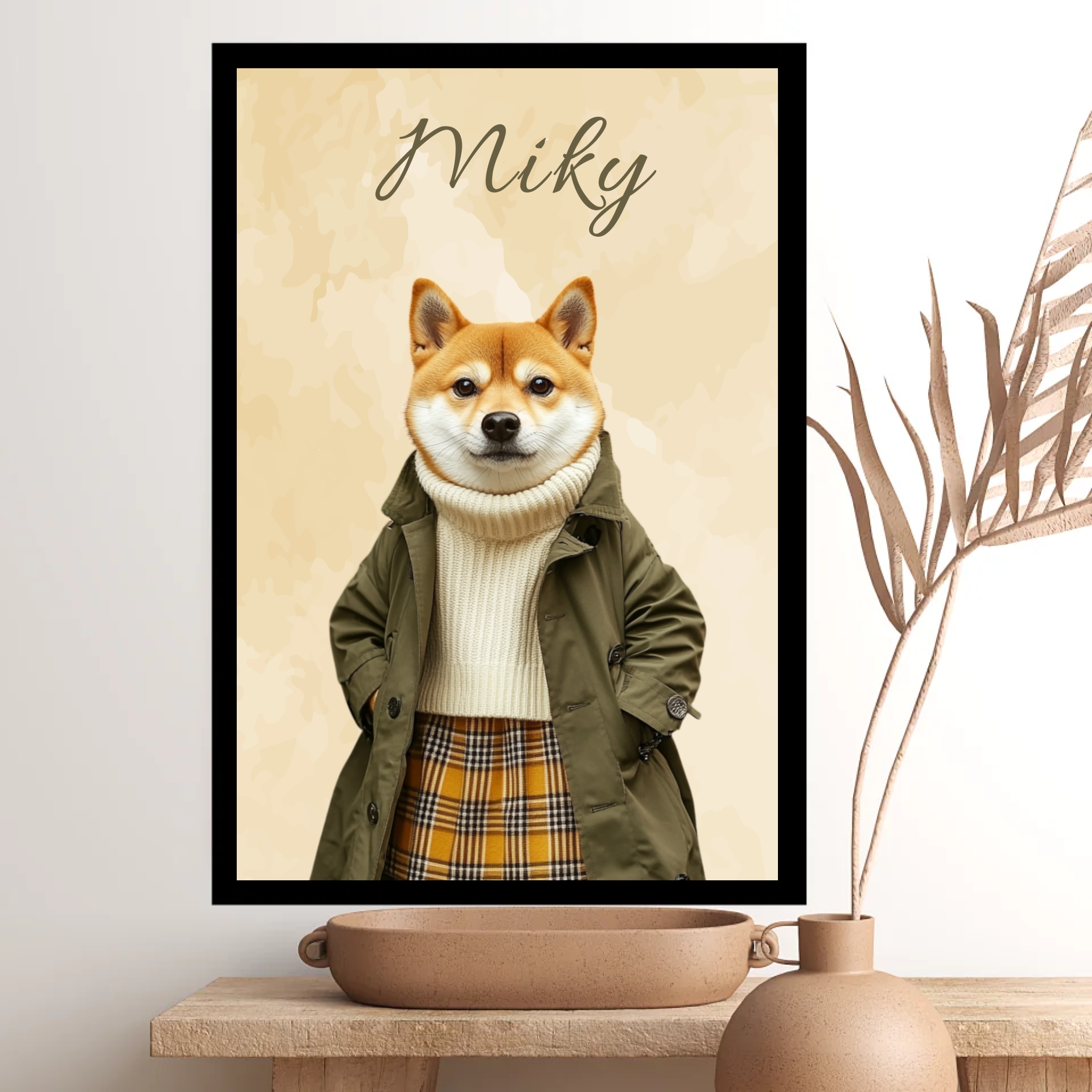 The Cool Dude Personalised Pet Portrait