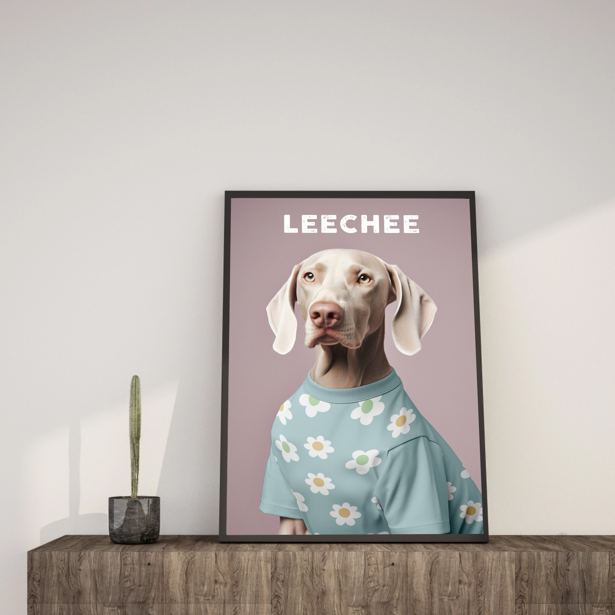 The Dapper Dude Personalised Pet Portrait