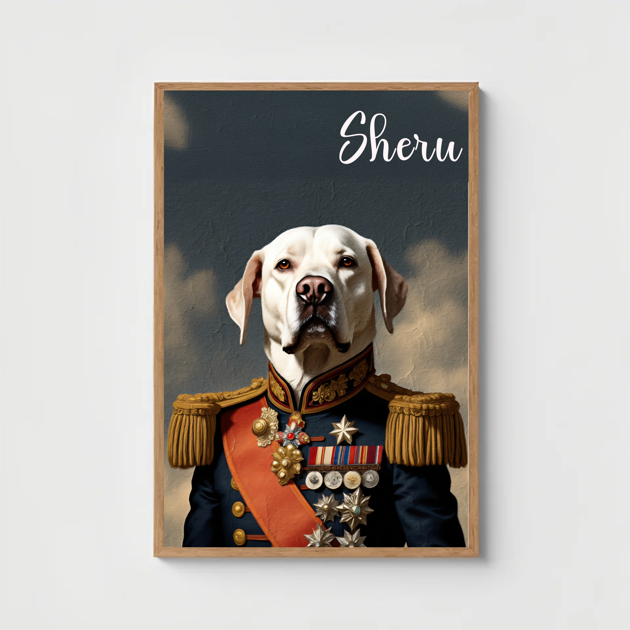 Commander Paws Personalised Portrait
