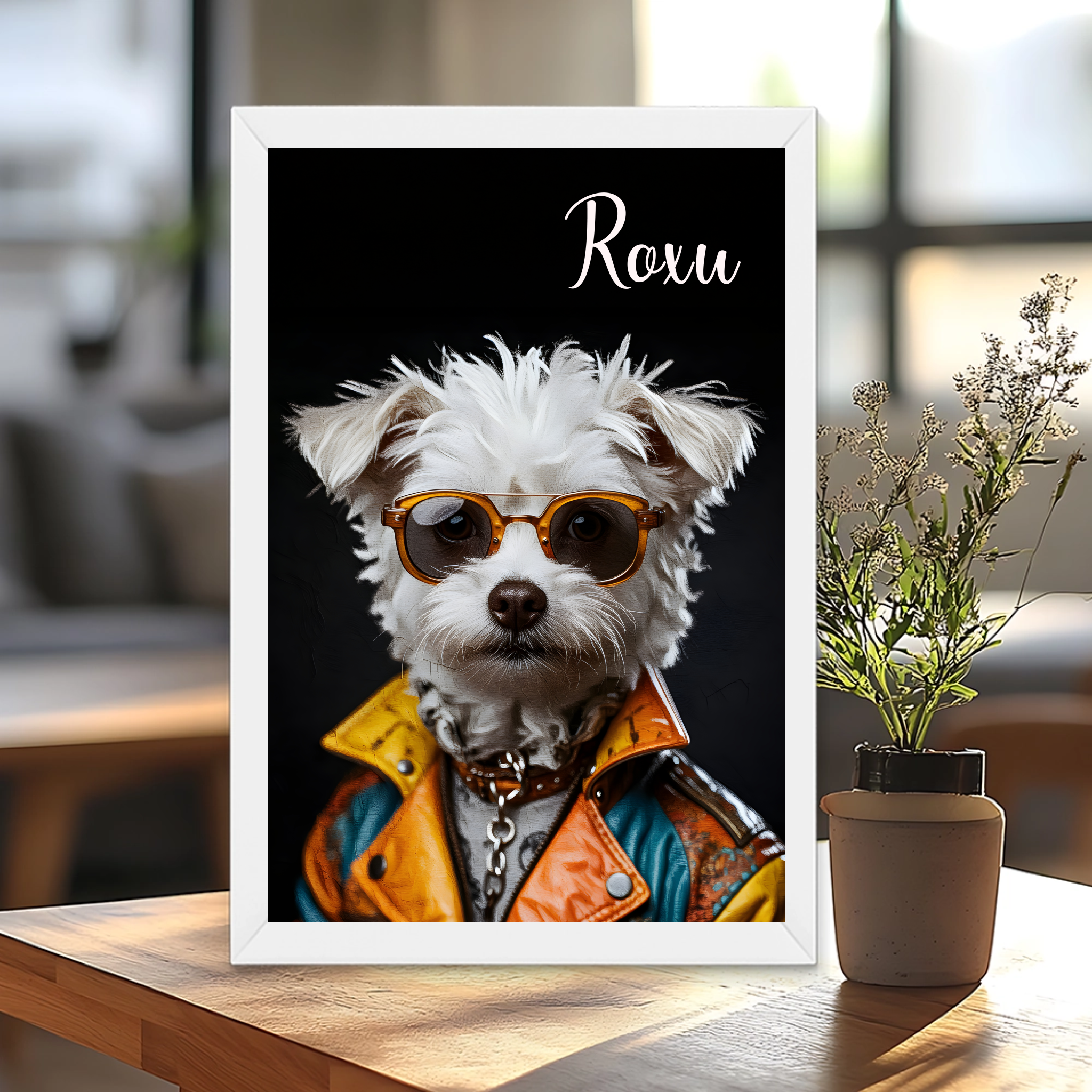 Rockstar Paws Personalised Pet Portrait