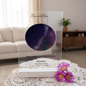 Personalised Star Map Acrylic Plaque (4)