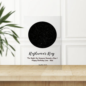 Personalised Star Map Acrylic Plaque (2)