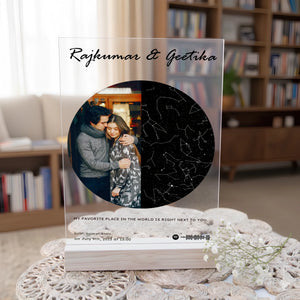 Personalised Star Map Acrylic Plaque (2)