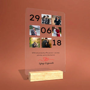 acrylic plaque mockup
