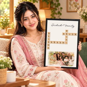 Cozy Family Crossword Portrait
