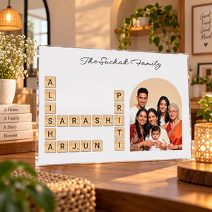 Cozy Verma Family Crossword Keepsake