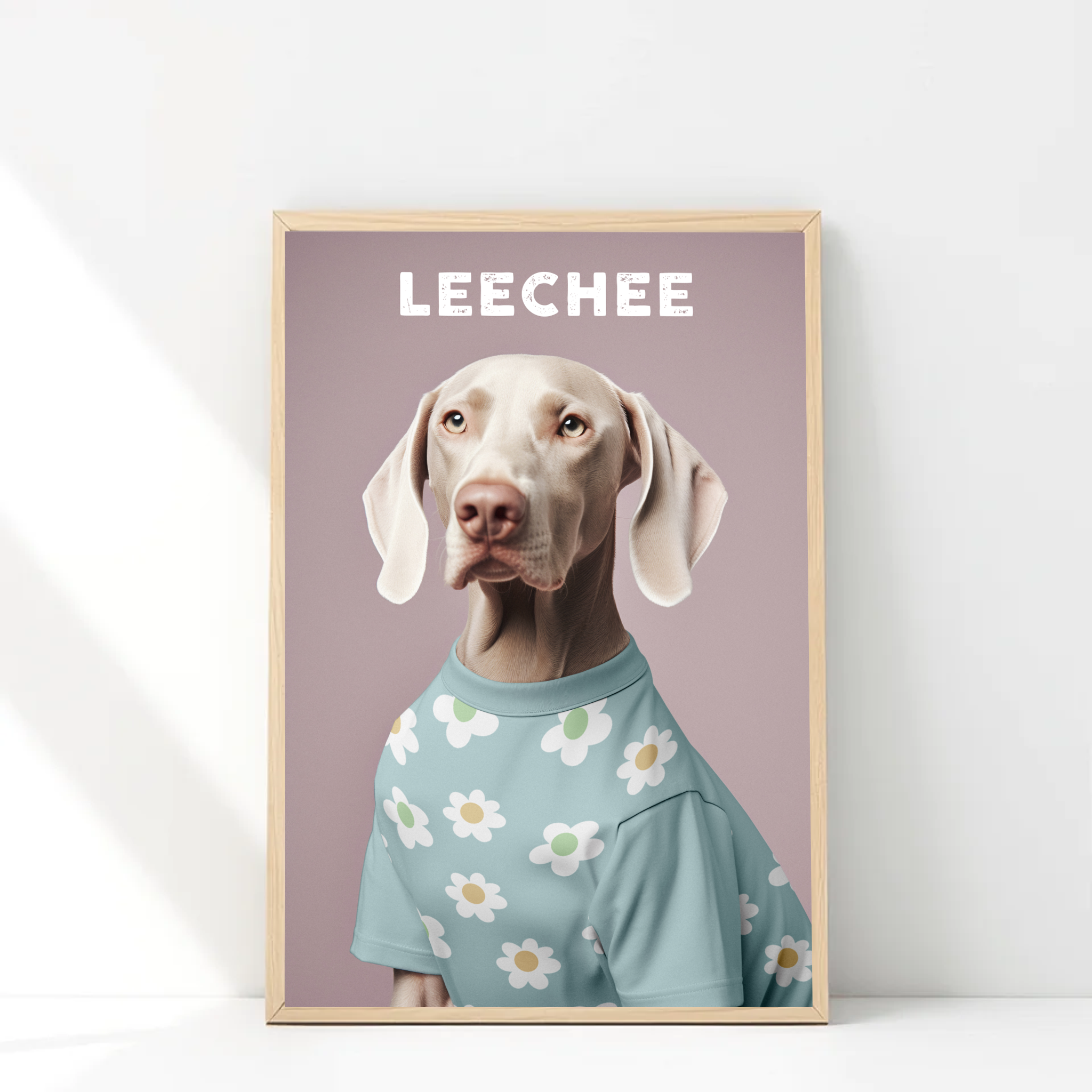 The Dapper Dude Personalised Pet Portrait