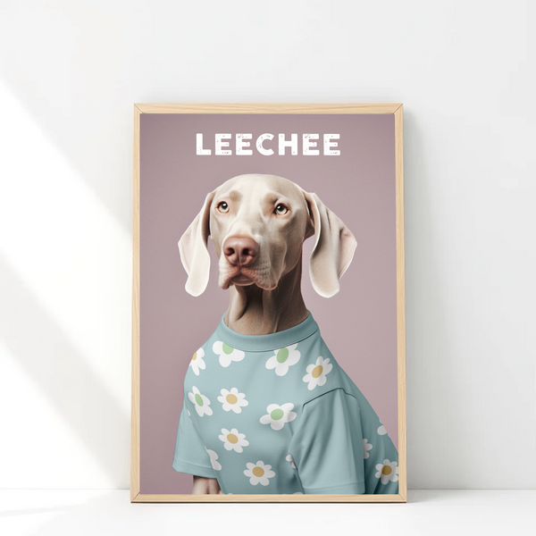 The Dapper Dude Personalised Pet Portrait