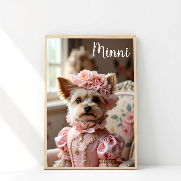 Pawsh Princess Portrait