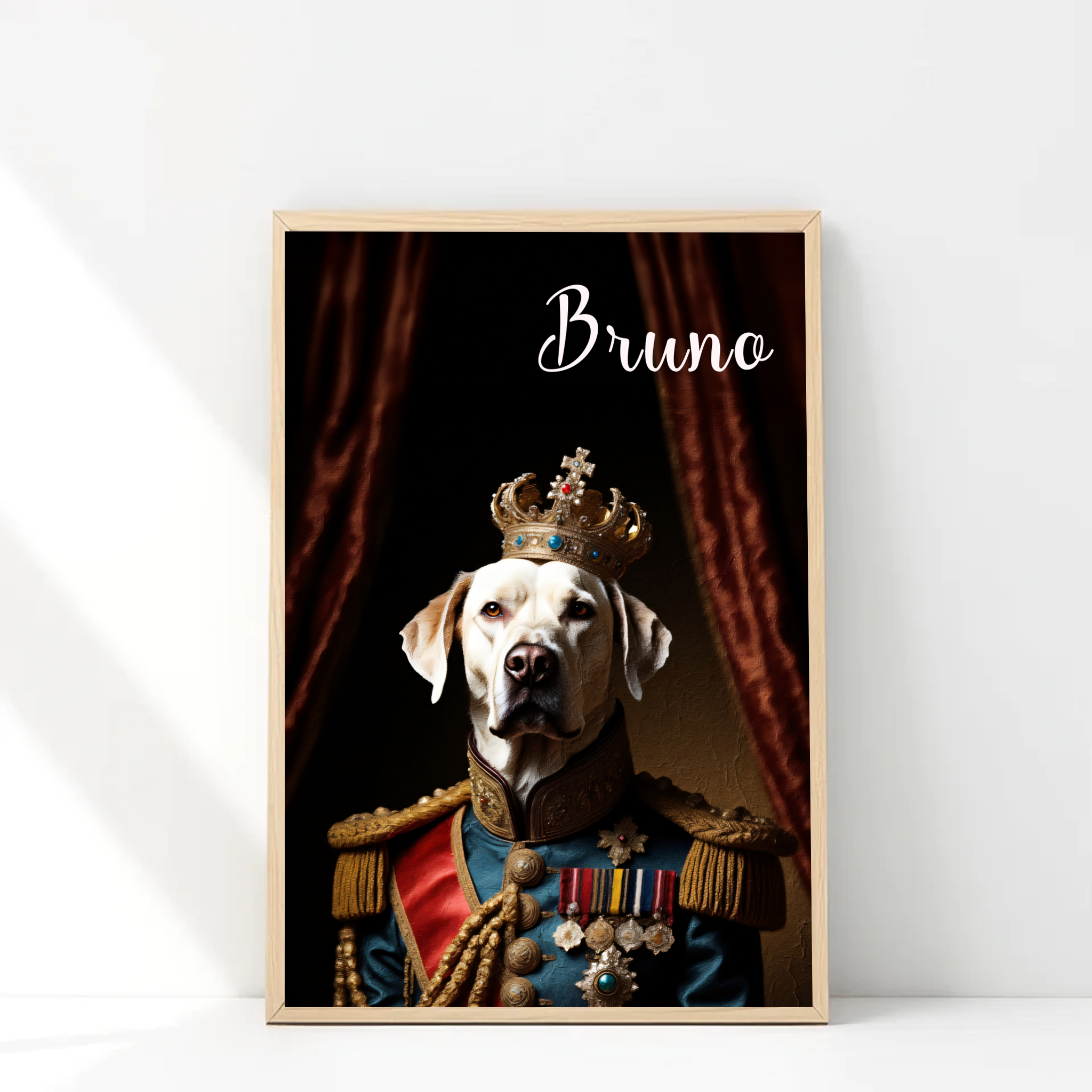 Regal Paws Personalised Portrait