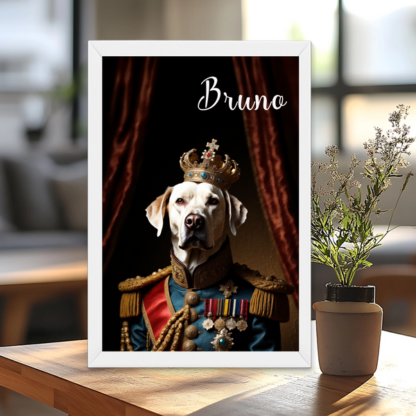 Regal Paws Personalised Portrait