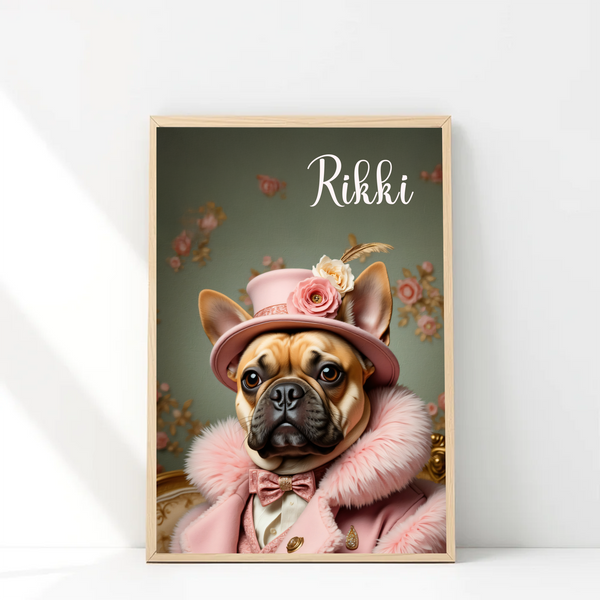 The Fashionista Paws Portrait