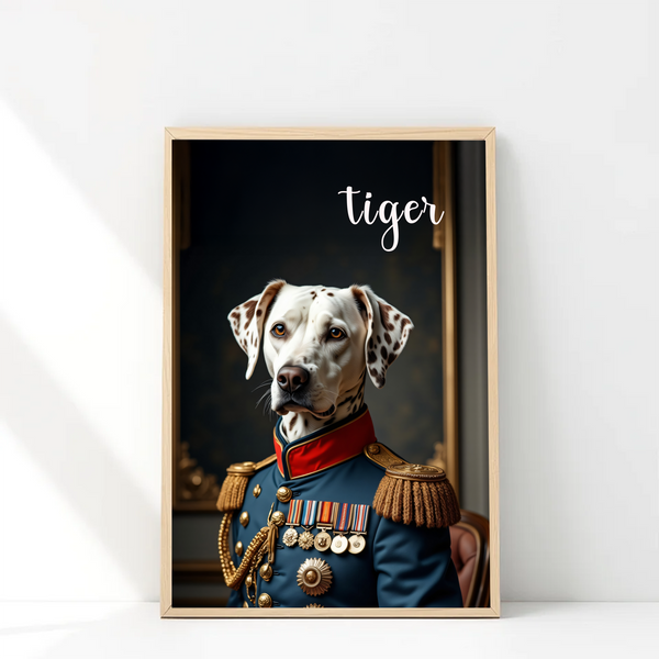 Admiral Paws Personalised Portrait