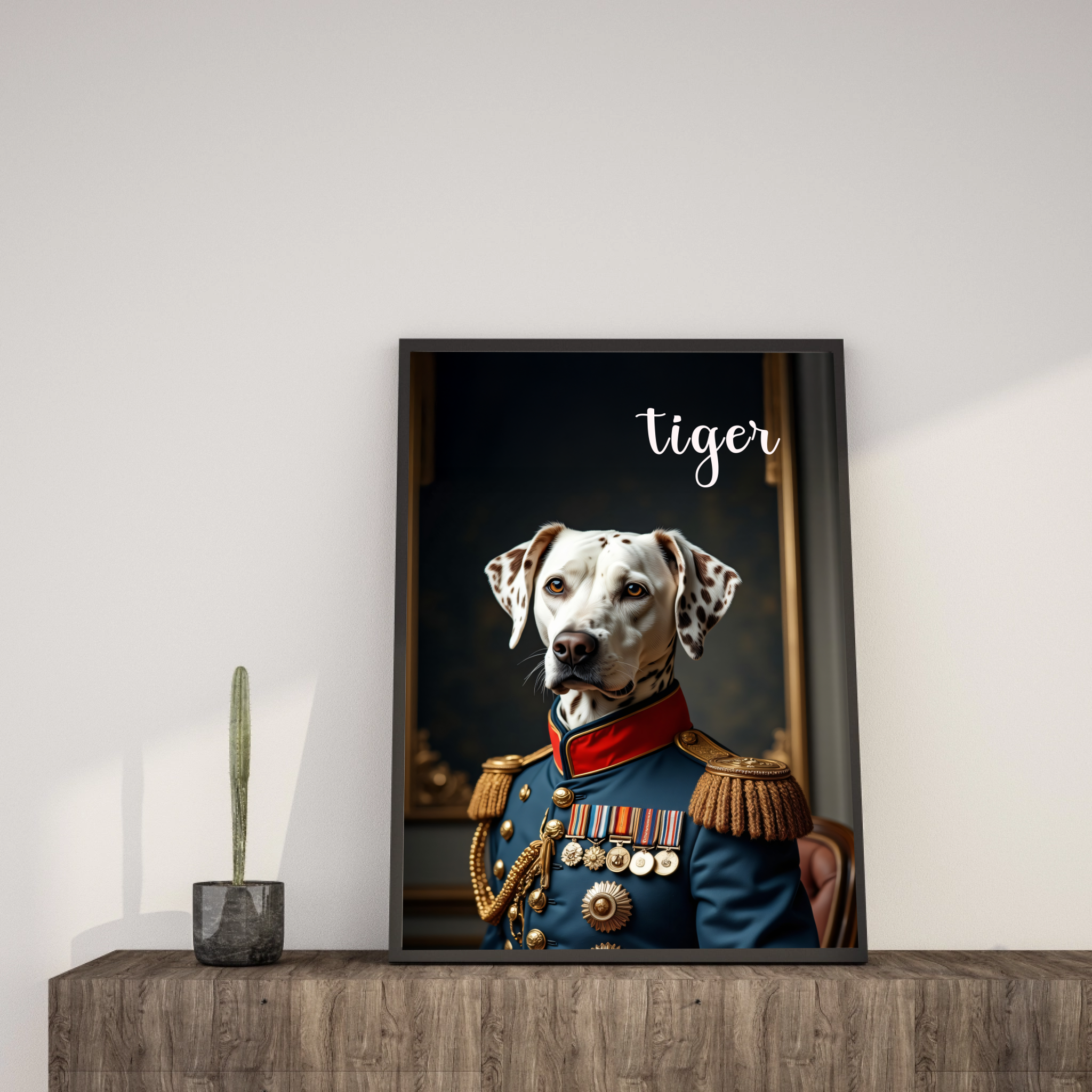 Admiral Paws Personalised Portrait