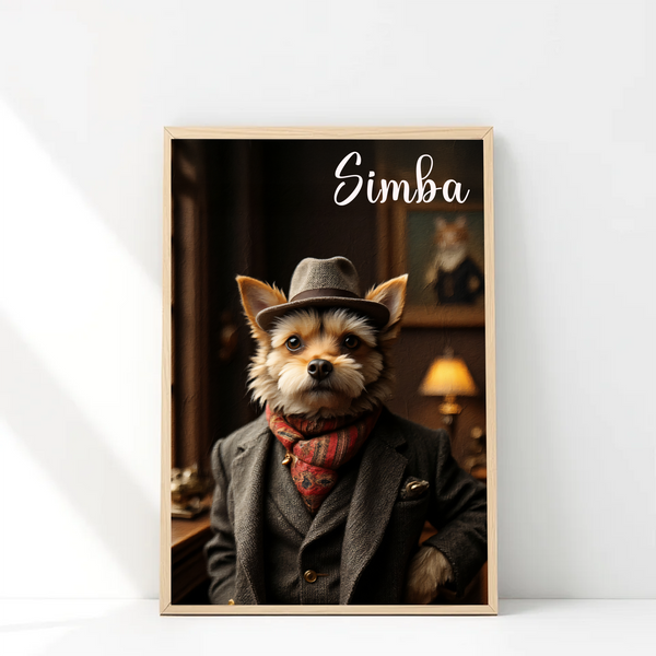 Dashing Paws Personalised Portrait