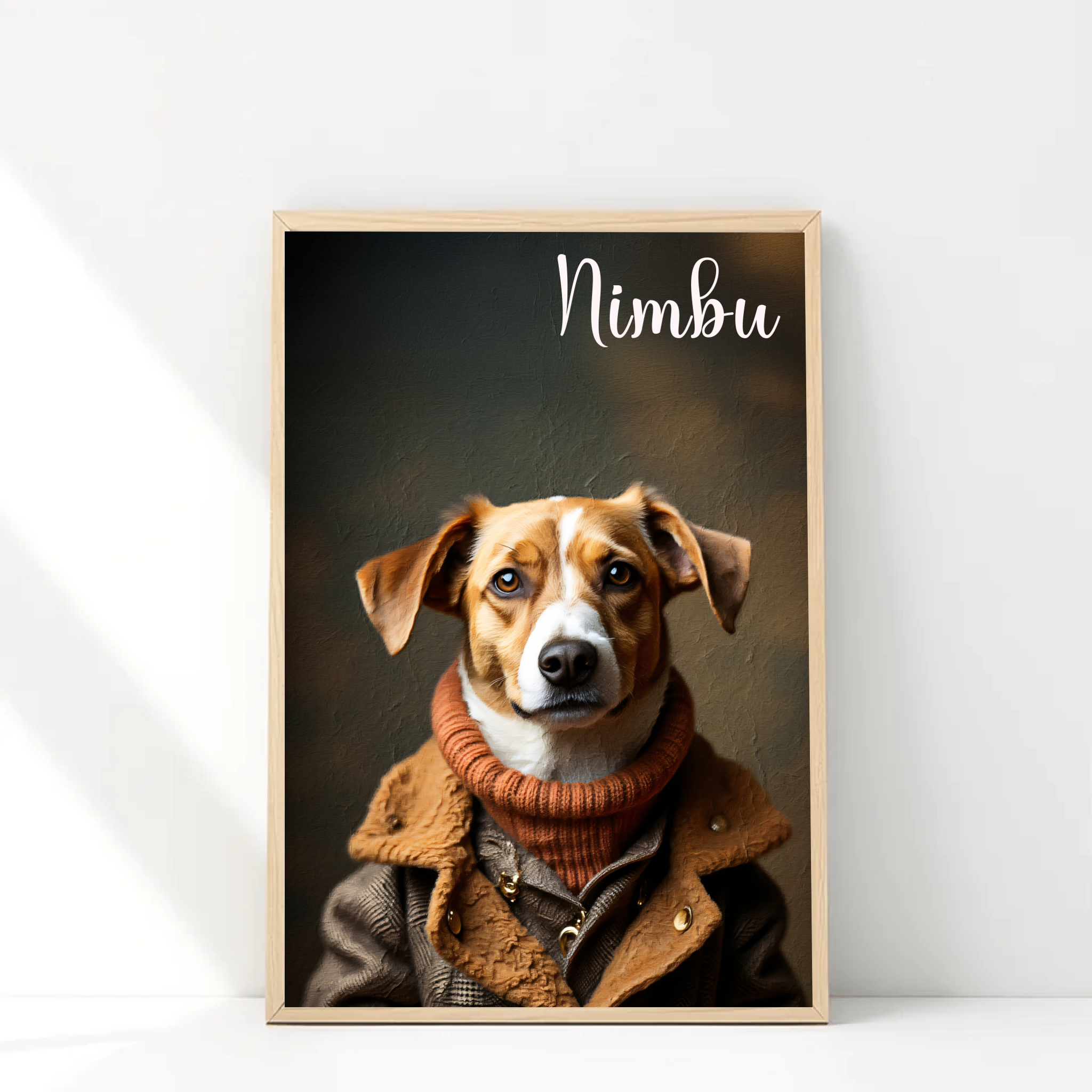 Poet Paws Personalised Portrait