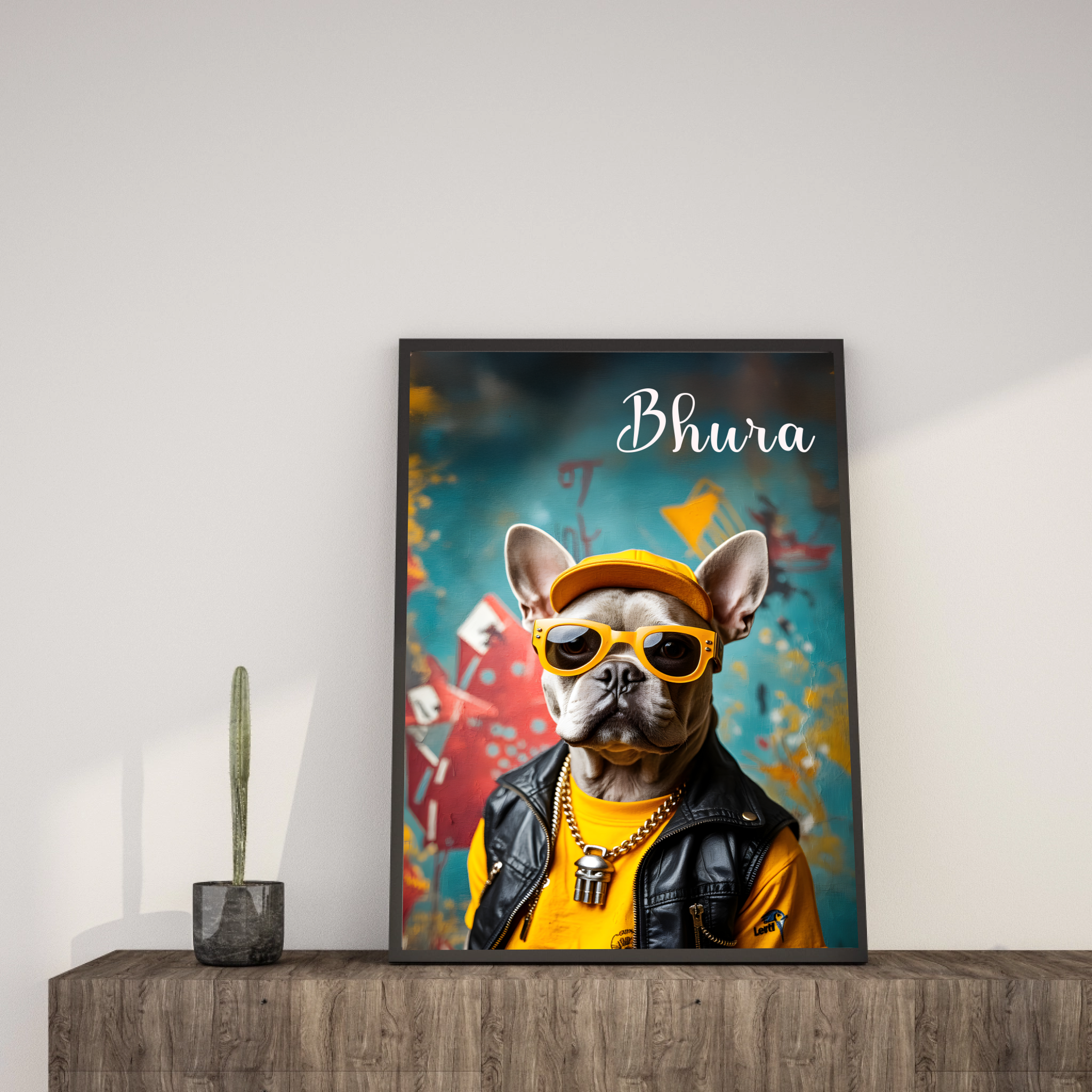 Hip-Hop Paws Personalised Pet Portrait