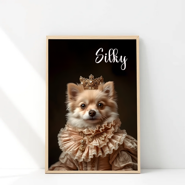 Princess Paws Personalised Pet Portrait
