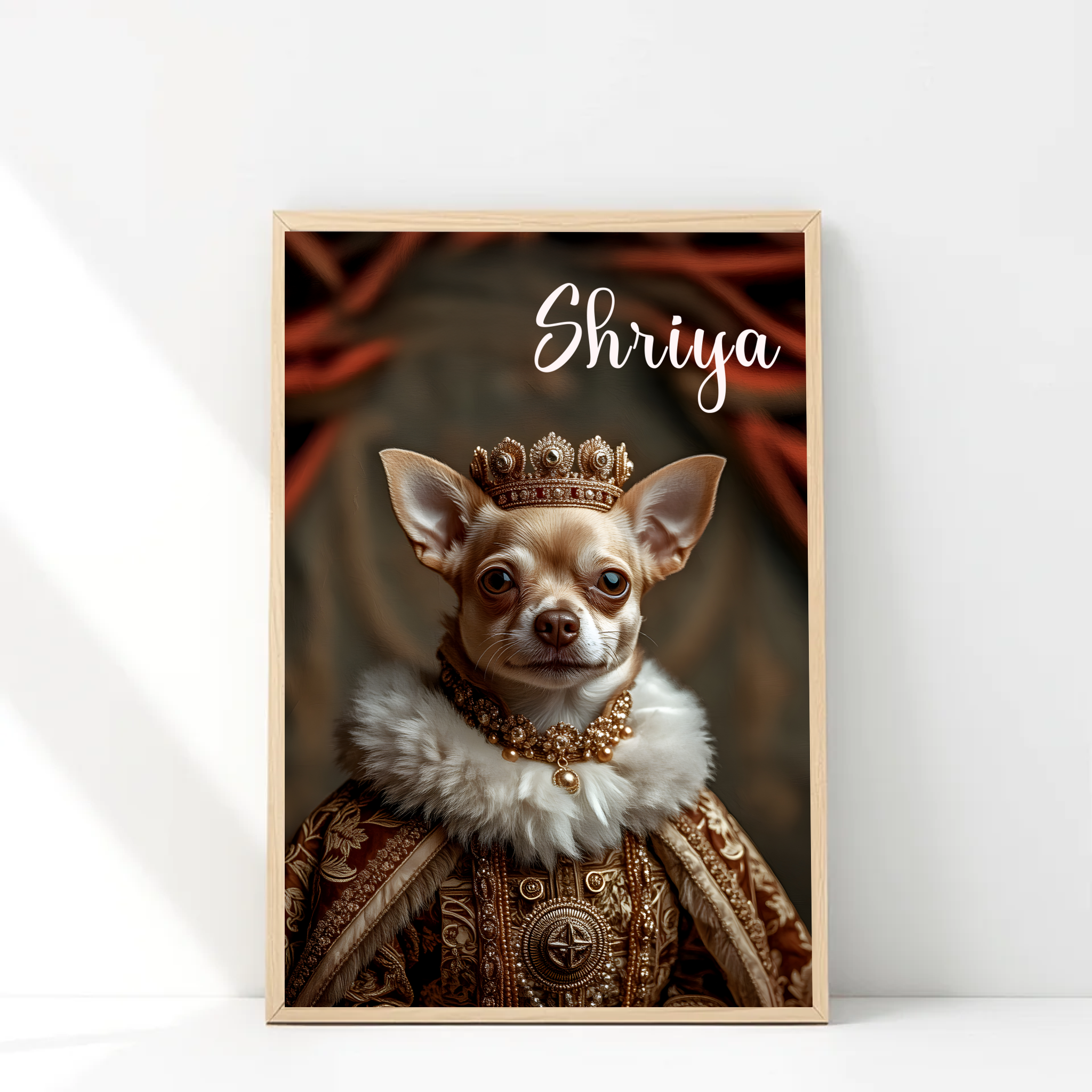 Queen Paws Personalised Pet Portrait