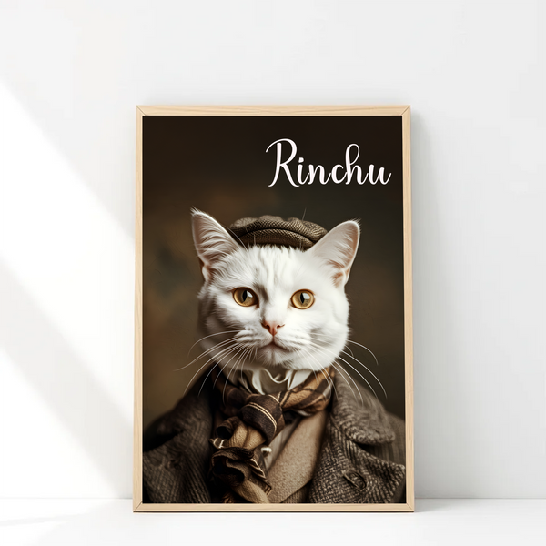 Classic Paws Personalised Pet Portrait