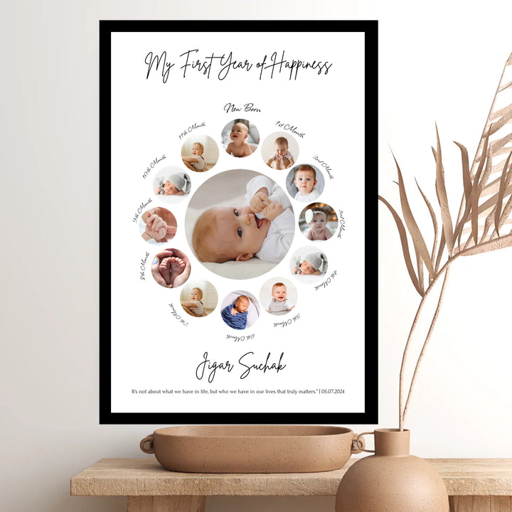 First Birthday Photo Collage