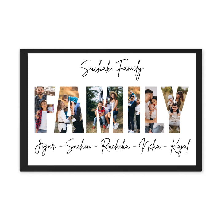 Family Crossword Wall Art – 15+ Customizable Theme Options