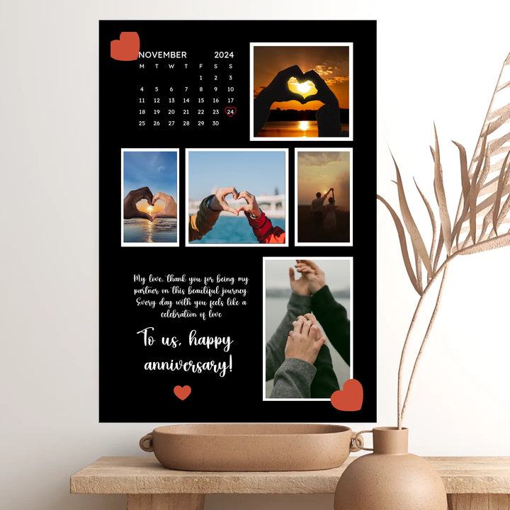 Personalised Photo Frame – Perfect Couple Gift with 15+ Designs Available