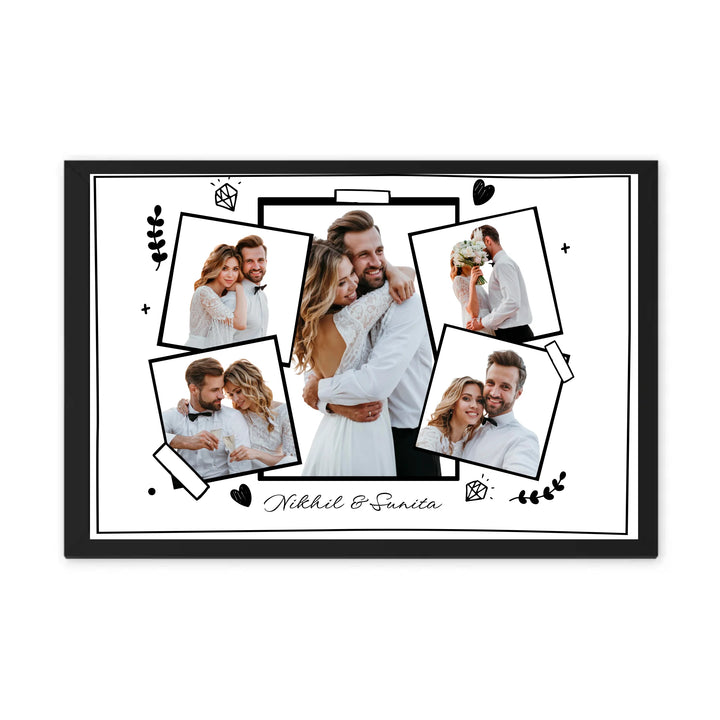 Personalised Photo Frame – Perfect Couple Gift with 15+ Designs Available