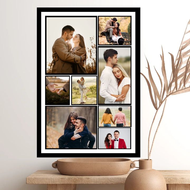 Personalised Picture Collage Frame with 8 Photos
