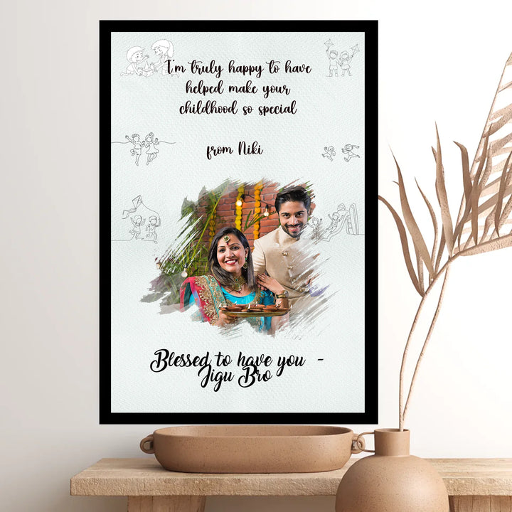 Bachpan Frame: A Special Brother Sister Bond Gift