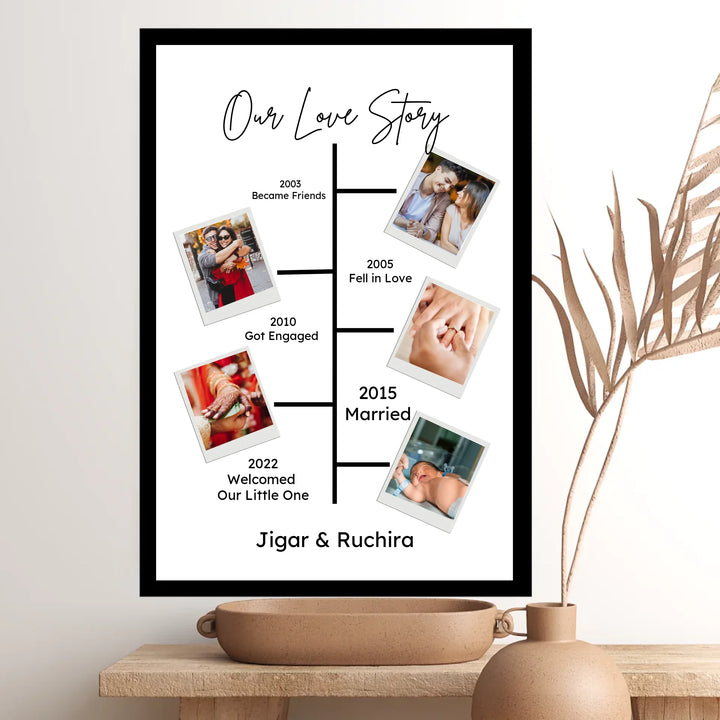 Personalised Photo Frame – Perfect Couple Gift with 15+ Designs Available