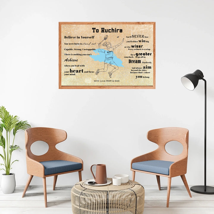 natural wooden frame bg