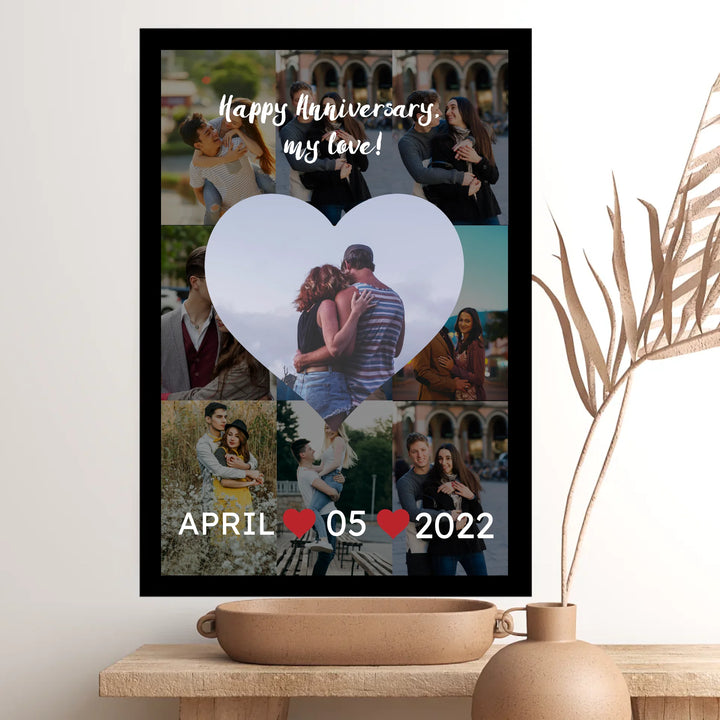 Personalised Photo Frame – Perfect Couple Gift with 15+ Designs Available