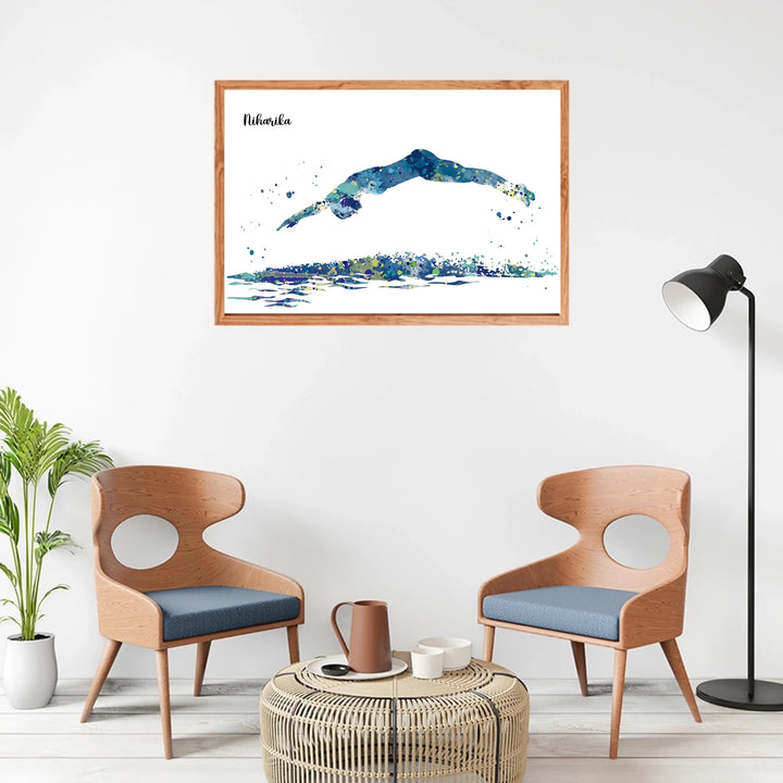 natural wooden frame bg