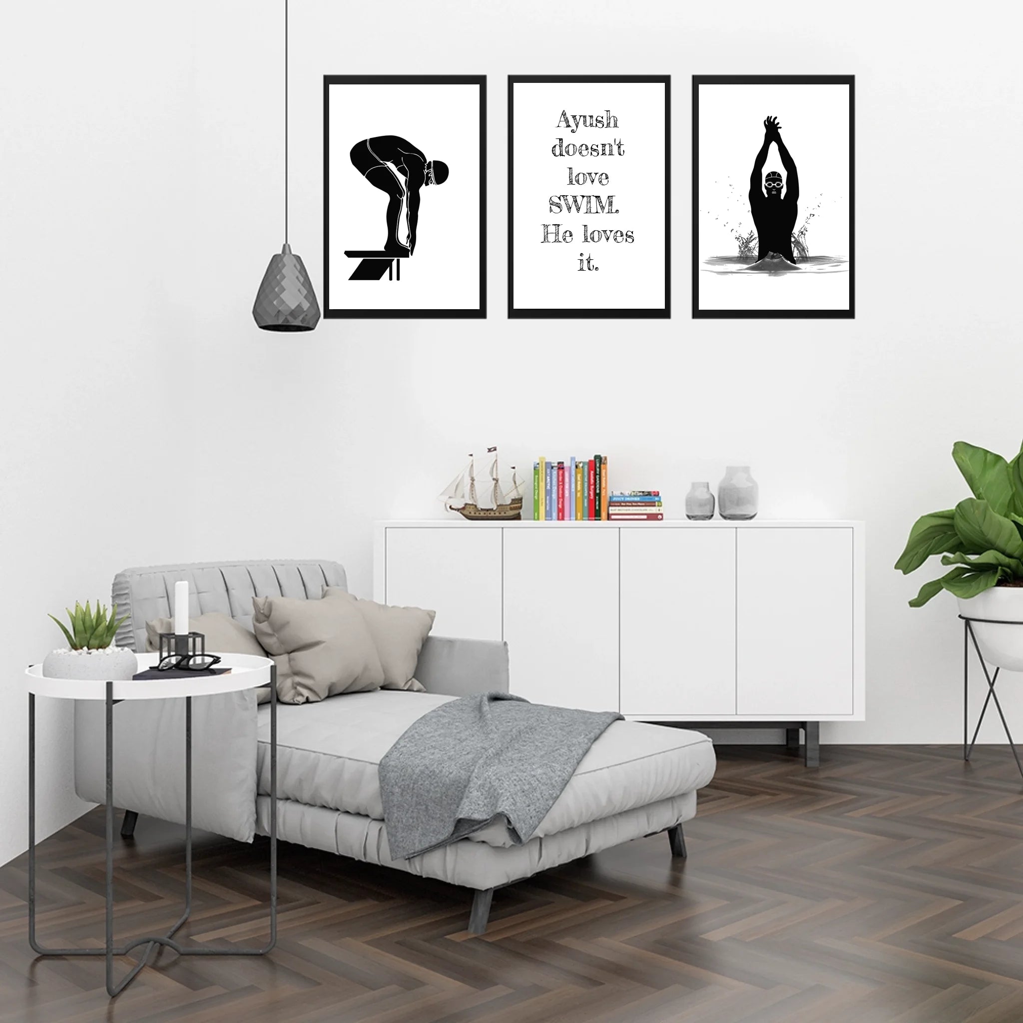black frame set of 3 copy