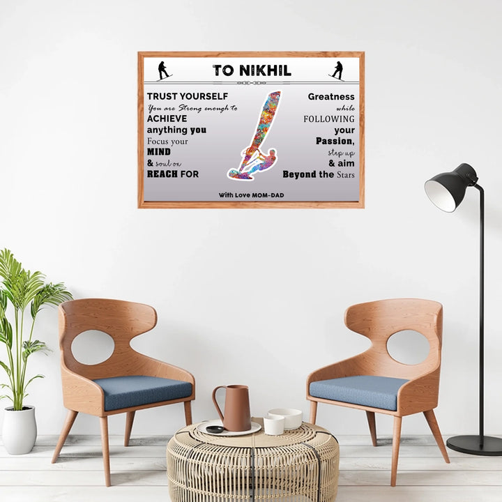 natural wooden frame bg