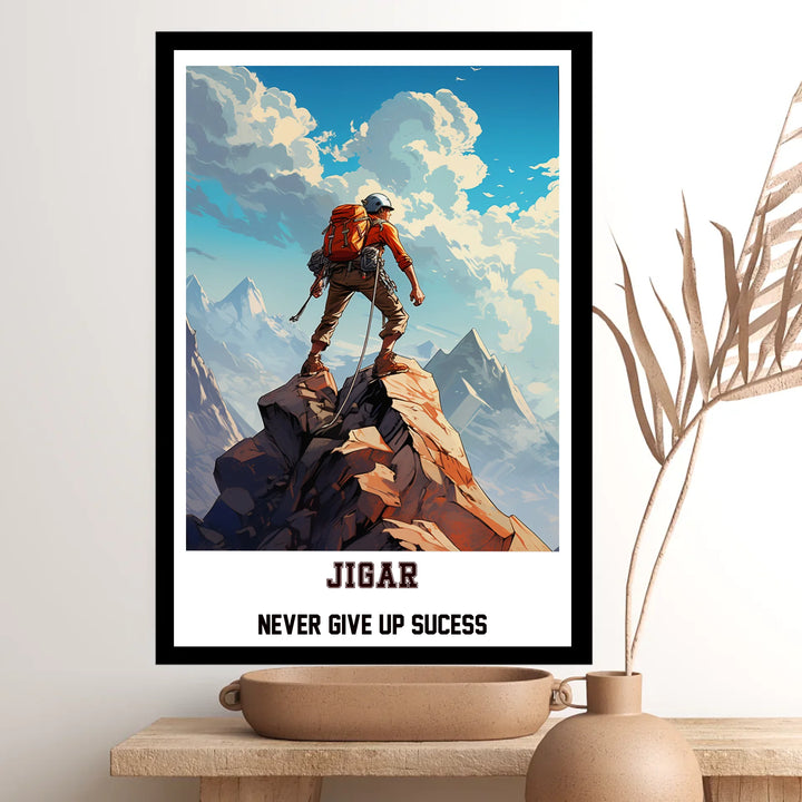 Explore Rock Climbing Print – Personalised Adventure Wall Art