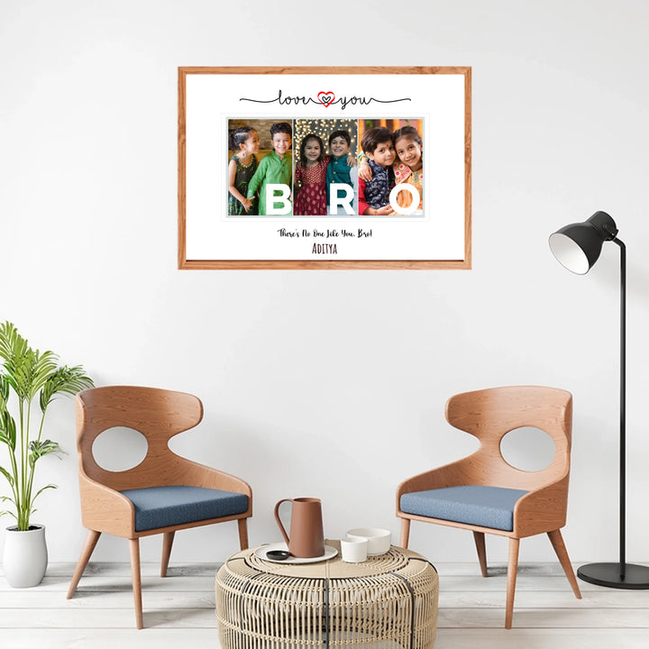 natural wooden frame bg