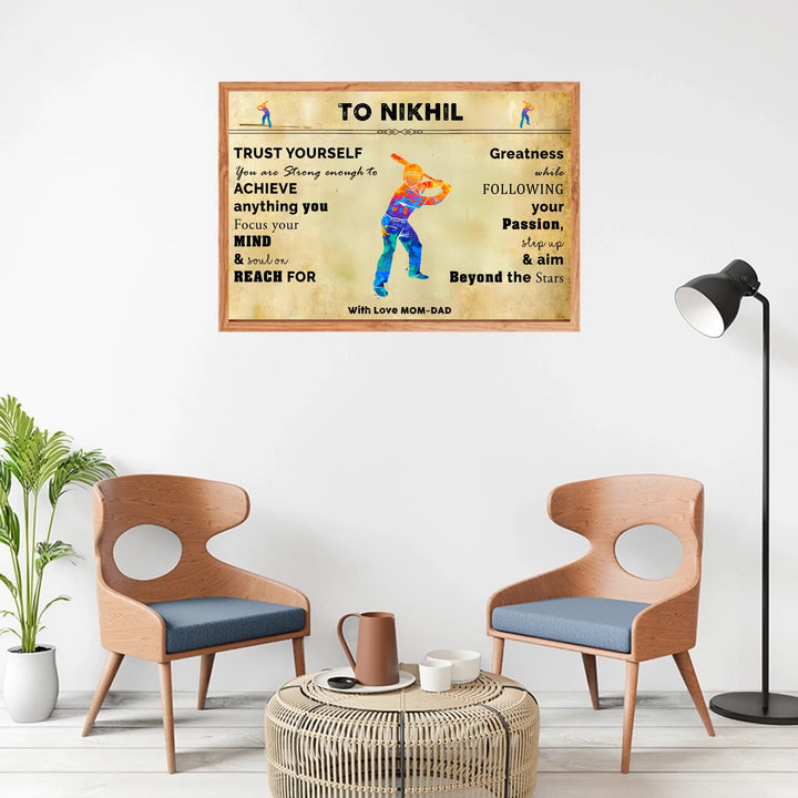 natural wooden frame bg