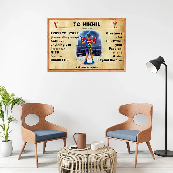natural wooden frame bg
