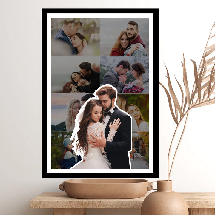Personalised Photo Frame – Perfect Couple Gift with 15+ Designs Available