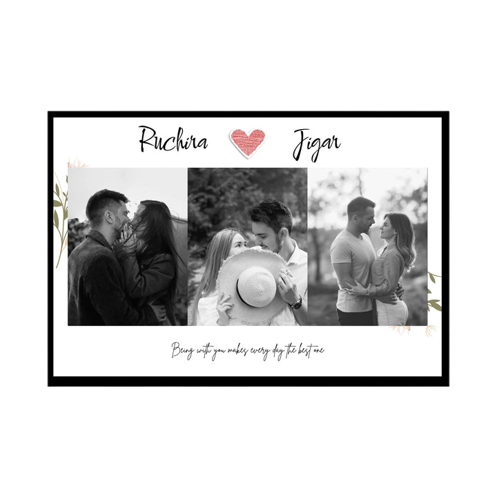 Personalised Picture Collage with Name & Message