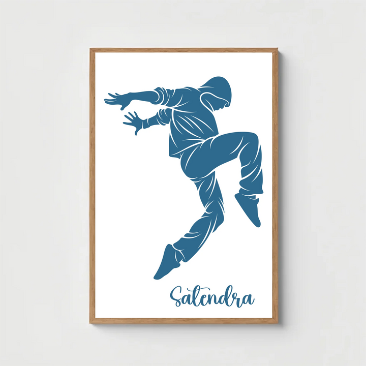 Break Dancer – Personalised Wall Art