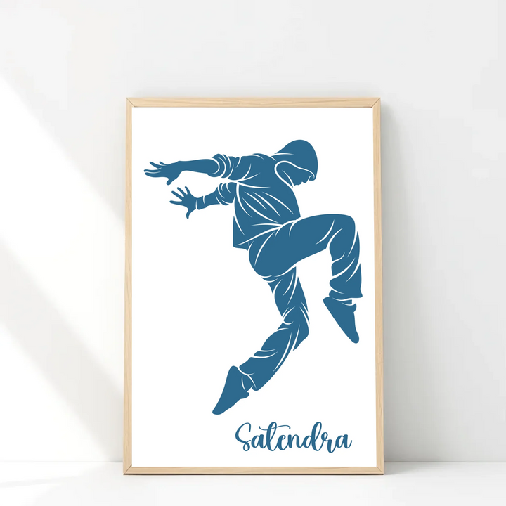Break Dancer – Personalised Wall Art