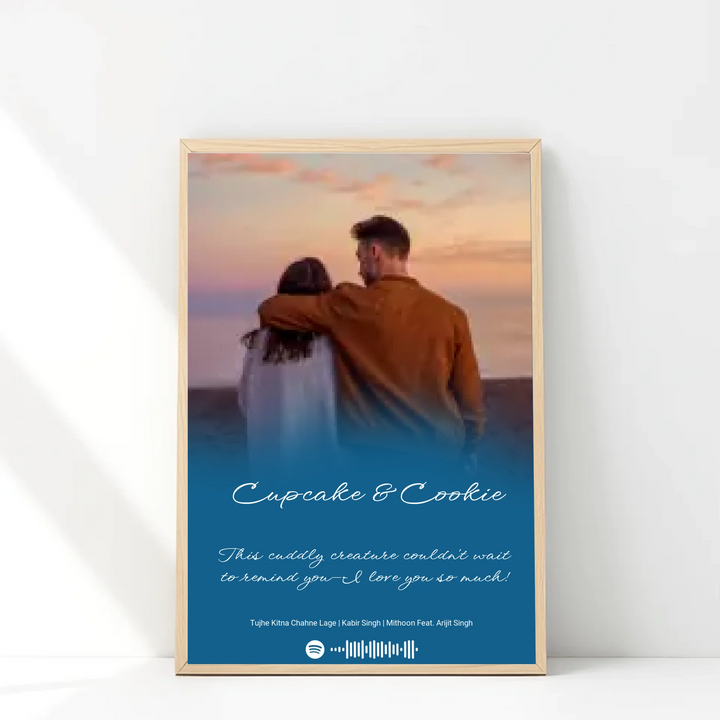Personalized Music Code Frame – Minimalist Spotify Style
