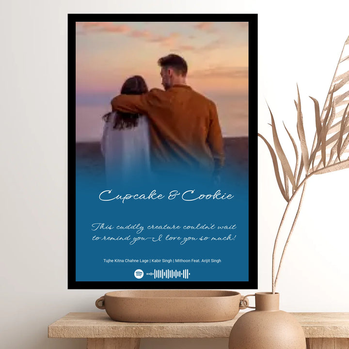 Personalized Music Code Frame – Minimalist Spotify Style