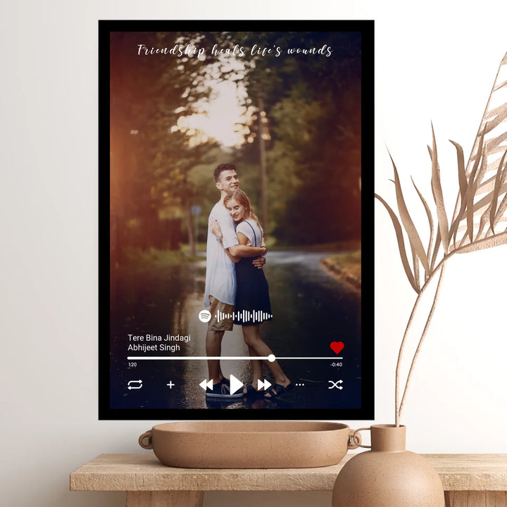 Personalised Spotify Photo Frame – Full Image Design