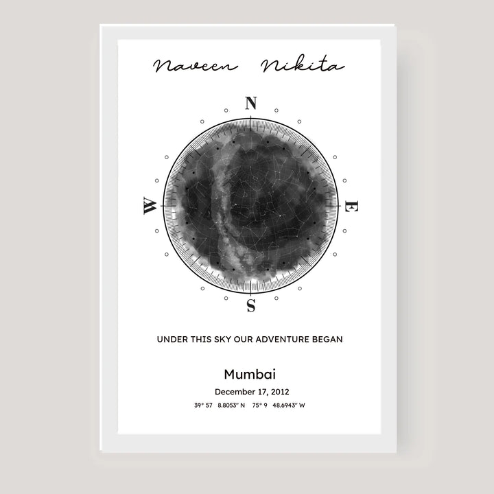 White image frame
