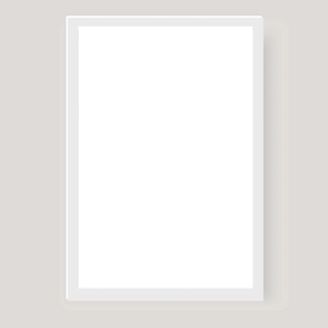 White image frame