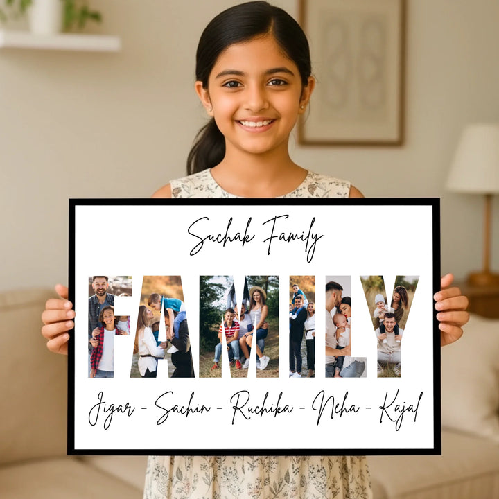 Family Crossword Wall Art – 15+ Customizable Theme Options